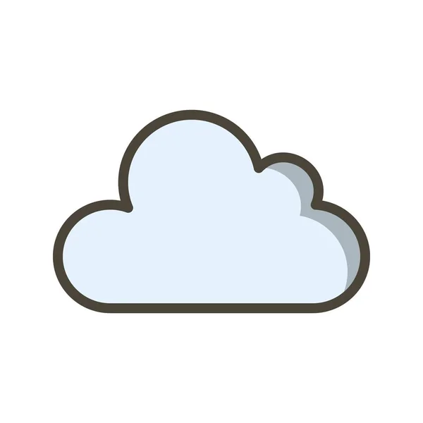 Icono de ilustración de nube —  Fotos de Stock