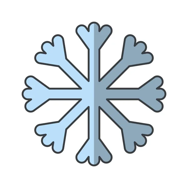 Ilustracja ikona śniegu — Zdjęcie stockowe