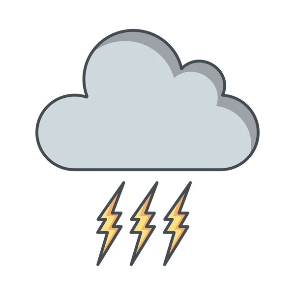 Illustratie Storm-pictogram — Stockfoto