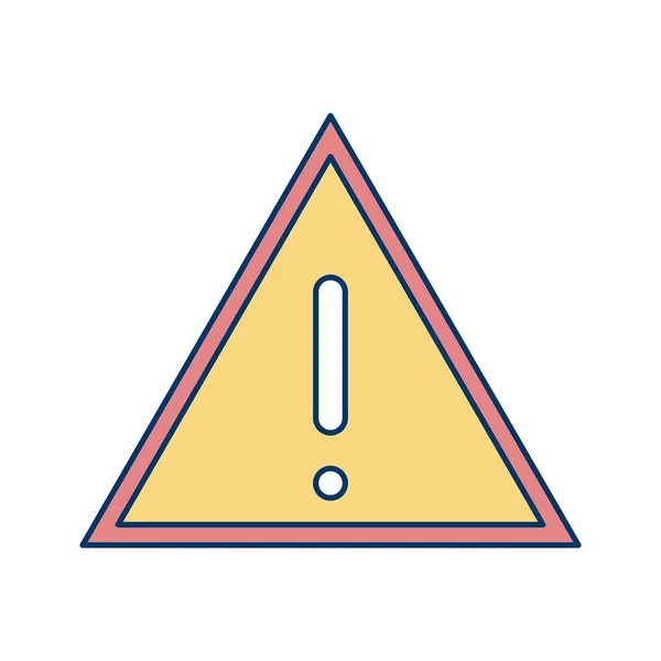 Illustration  Warning board Icon — Stock Photo, Image