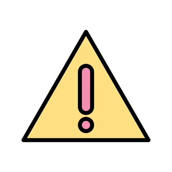 Illustration  Warning board Icon — Stock Photo, Image