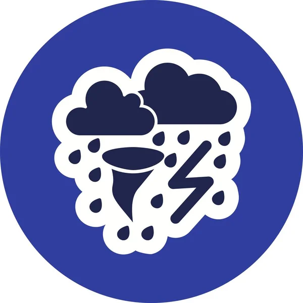 Illustration Schlechtwettersymbol — Stockfoto