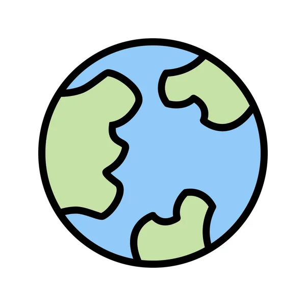 Illustratie Globe-pictogram — Stockfoto