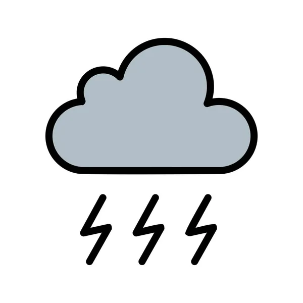Icono de tormenta de ilustración — Foto de Stock