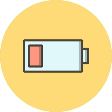 İllüstrasyon Düşük Pil Simgesi