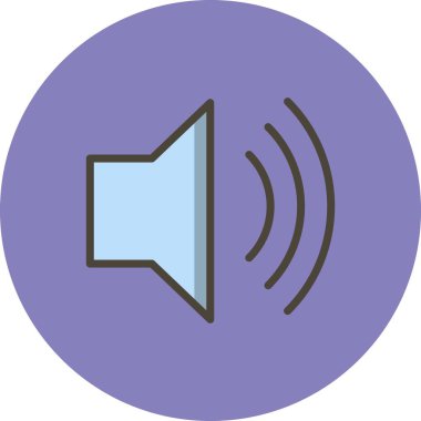 İllüstrasyon yüksek Hacim Lisi Simgesi