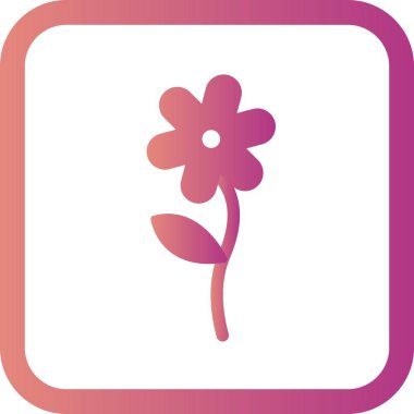 İllüstrasyon Çiçek Simgesi