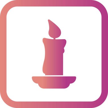 İllüstrasyon Mum Simgesi