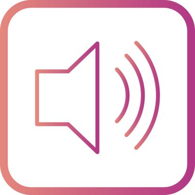 İllüstrasyon yüksek Hacim Lisi Simgesi