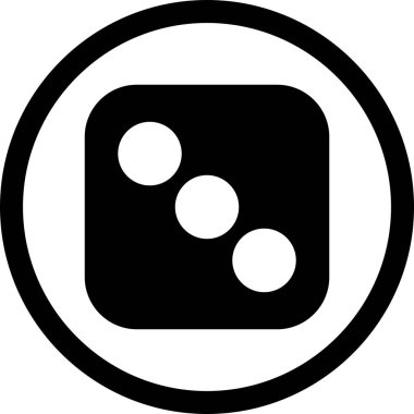 İllüstrasyon Zar Üç Simge