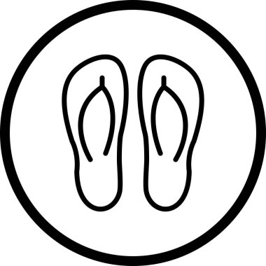 İllüstrasyon Terlik Simgesi