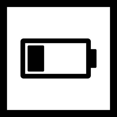 İllüstrasyon Düşük Pil Simgesi