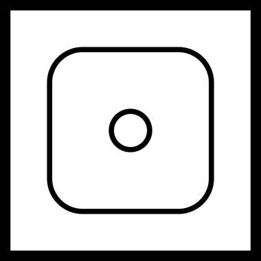 İllüstrasyon Dice Bir Simgesi