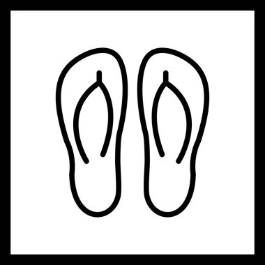 İllüstrasyon Terlik Simgesi