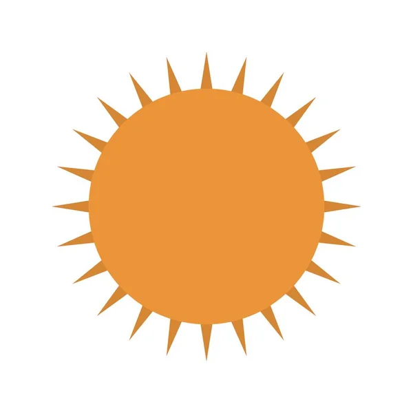 イラストの太陽のアイコン — ストック写真
