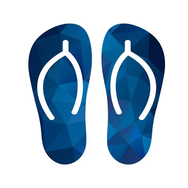 Illustration Slippers Icon — Stock Photo, Image