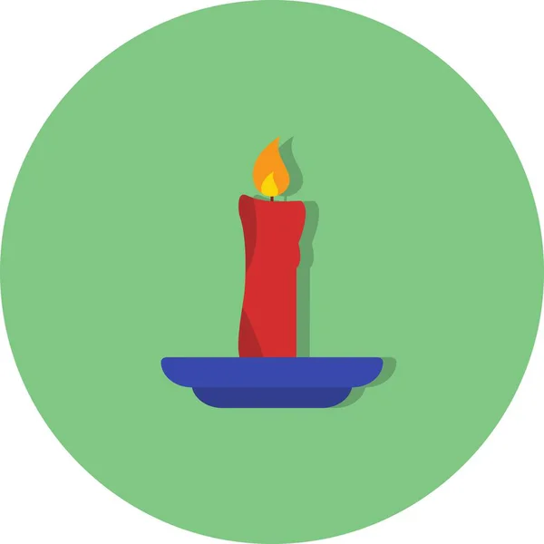 Ilustracja świeca ikona — Zdjęcie stockowe