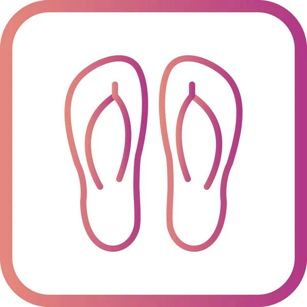 Icono de zapatillas de ilustración — Foto de Stock