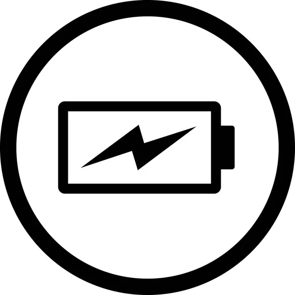 Illustratie batterijpictogram opladen — Stockfoto