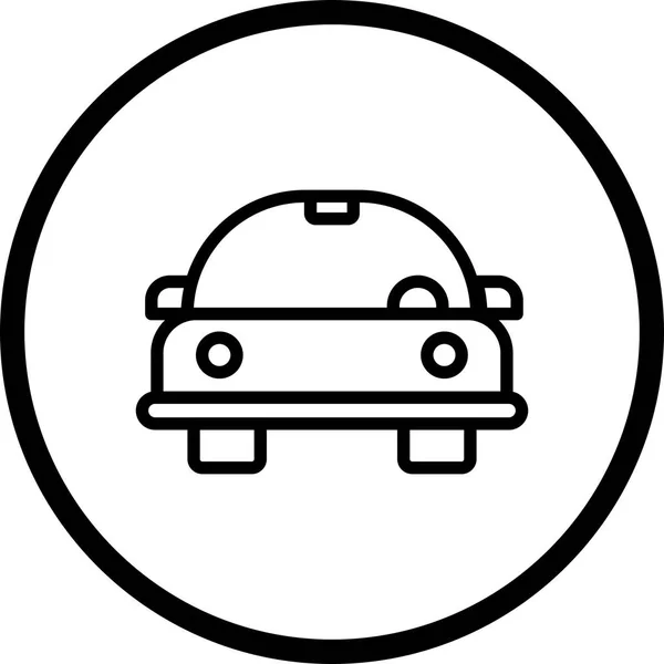 Ikon Mobil Kartun Ilustrasi — Stok Foto