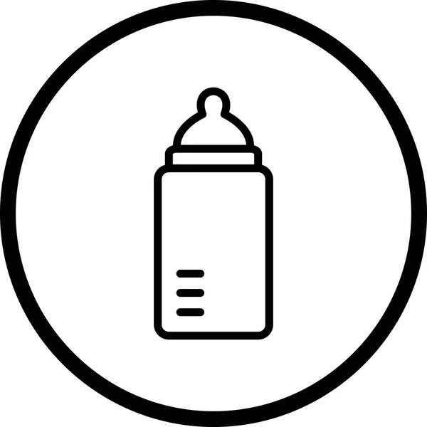 Icono de alimentador de bebé de ilustración —  Fotos de Stock