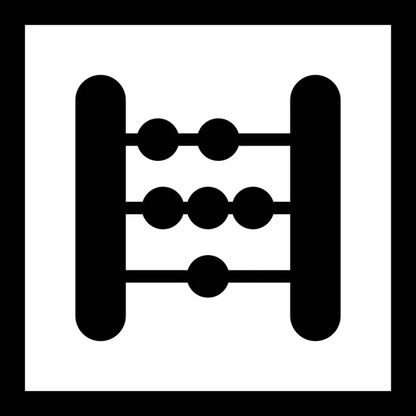 Abacus ikon illusztrációja — Stock Fotó