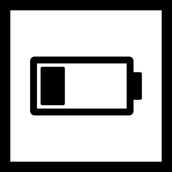 Afbeelding laag batterijpictogram — Stockfoto