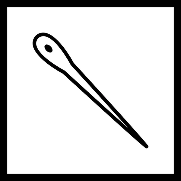 Icono de aguja de ilustración — Foto de Stock