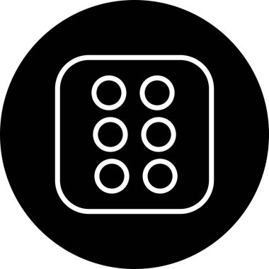 İllüstrasyon Dice Altı Simgesi