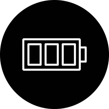 İllüstrasyon Tam Pil Simgesi