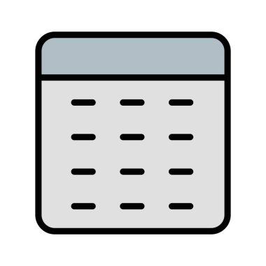 İllüstrasyon Hesap Makinesi Simgesi