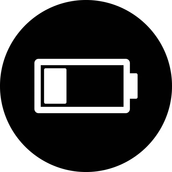 Afbeelding laag batterijpictogram — Stockfoto