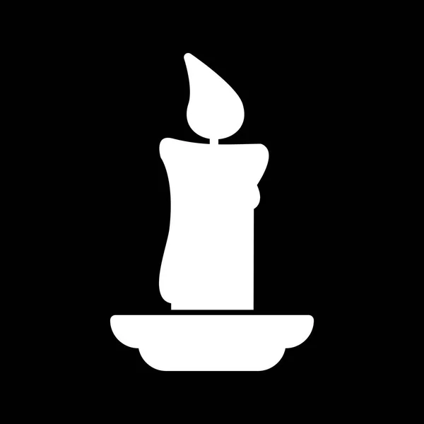 Ilustrace – ikona svíčky — Stock fotografie