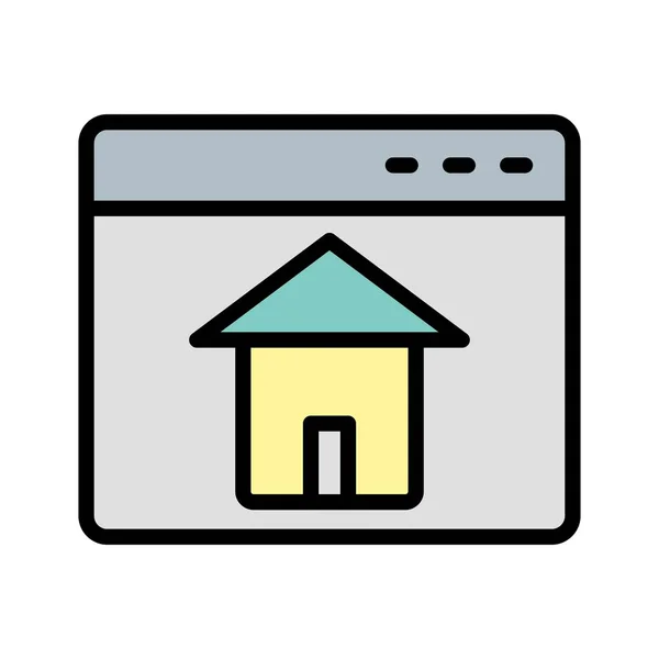 Illustration Homepage Icon — Stock Photo, Image