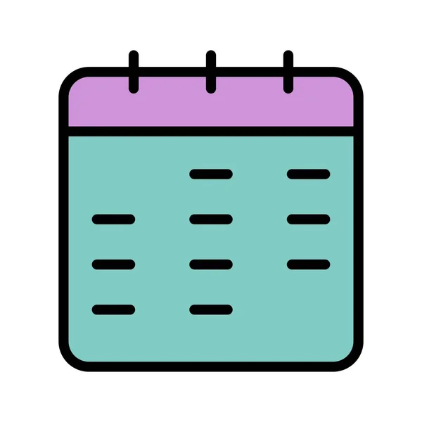 Illustration Calendar Icon — Stock Photo, Image
