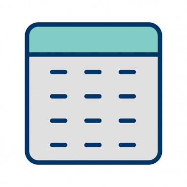 İllüstrasyon Hesap Makinesi Simgesi