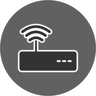 İllüstrasyon Wifi Simgesi