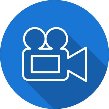 İllüstrasyon Video Kamera Simgesi
