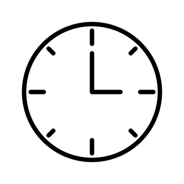 İllüstrasyon Saat Simgesi