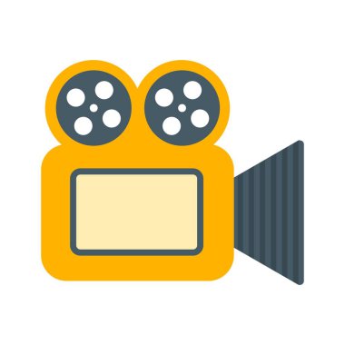 İllüstrasyon Video Kamera Simgesi