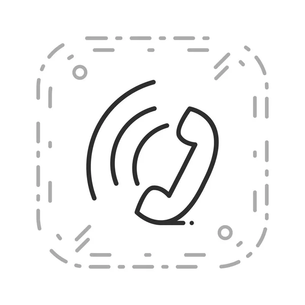Ilustracja aktywna ikona połączenia — Zdjęcie stockowe
