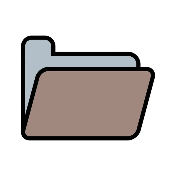 Illustration Folder Icon — Stock Photo, Image