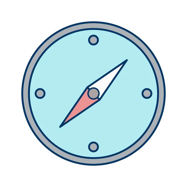 Ikon för illustrationen kompass — Stockfoto