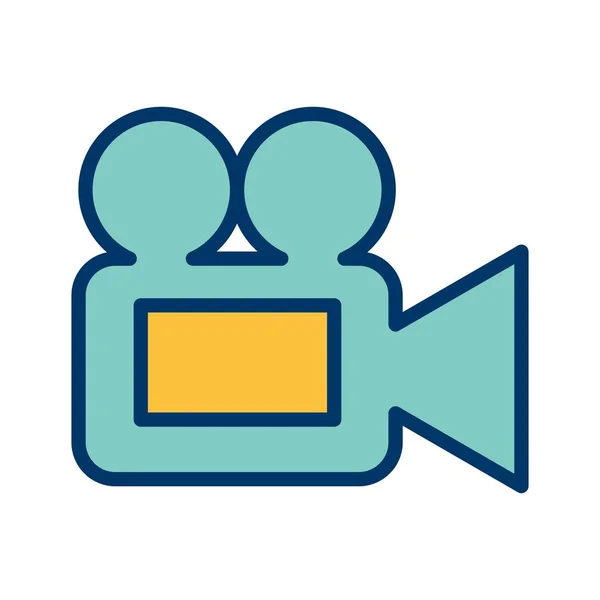 Ikona ilustrace videokamery — Stock fotografie