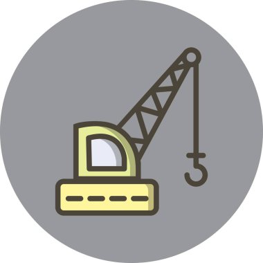 İllüstrasyon Vinç Simgesi