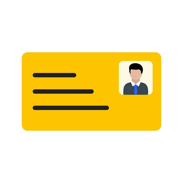 Illustration ID Card Icon