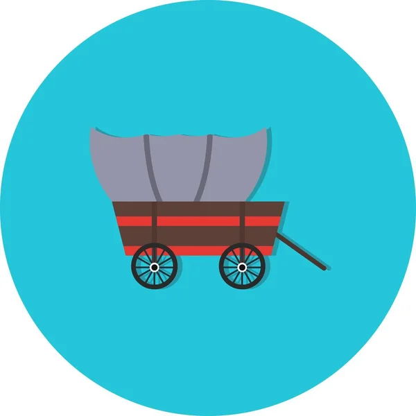 Illustratie wagon pictogram — Stockfoto
