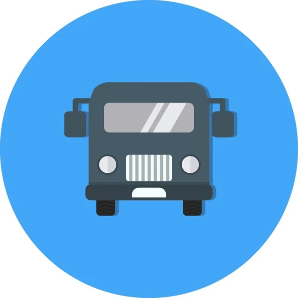 Illustratie Airport bus icon — Stockfoto