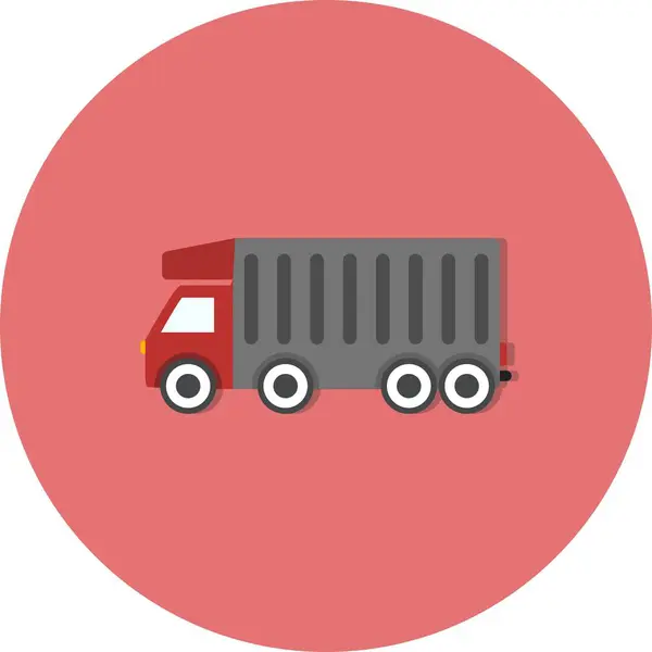 Icono de camión volquete de ilustración —  Fotos de Stock