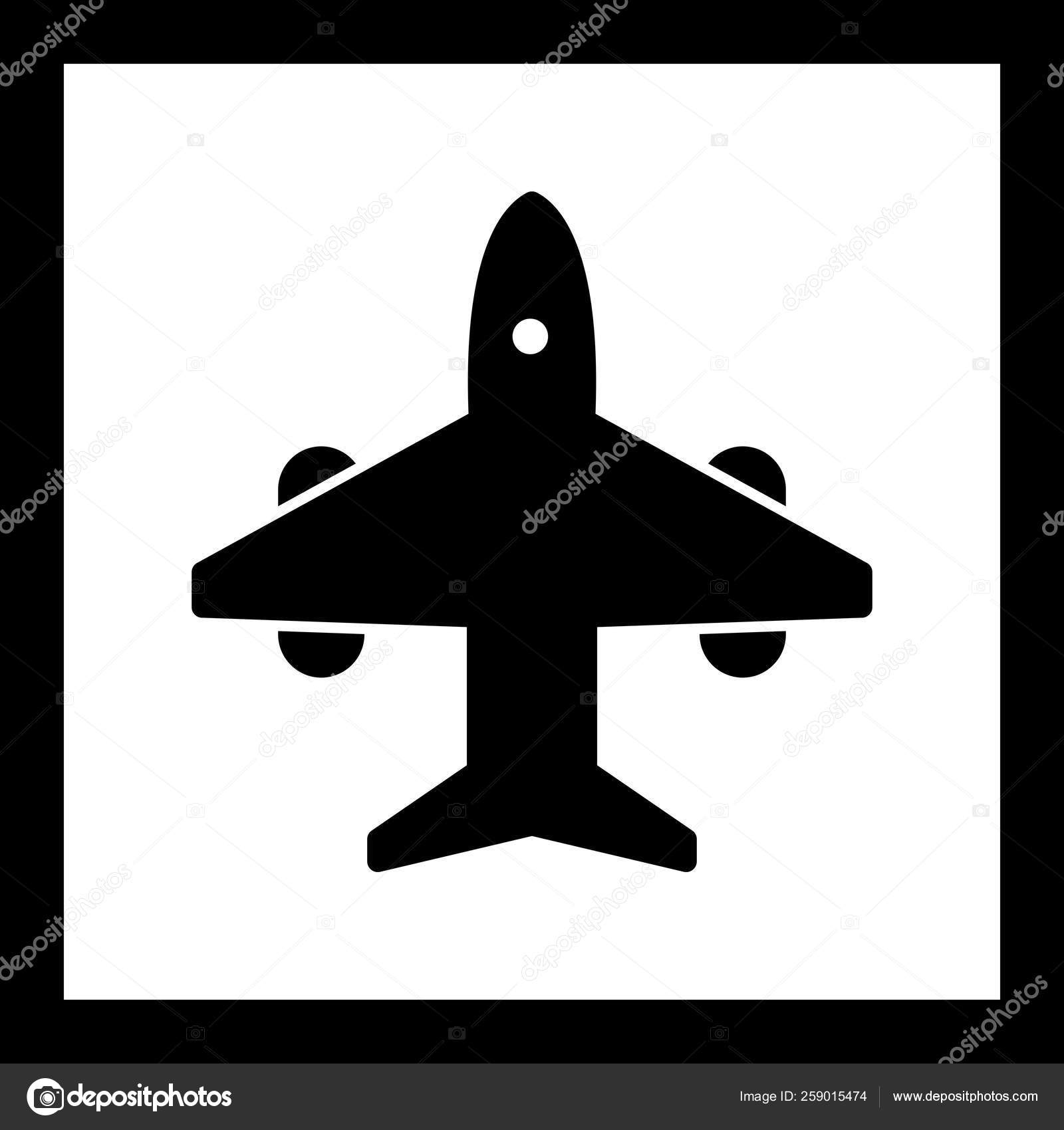 Icone Do Aviao De Ilustracao Stock Photo C Iyikon 259015474